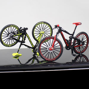 KaKBeir 1:10 Alloy Bicycle Model Diecast Metal Finger Mountain bike Racing Toy Bend Road Simulation Collection Toys for children - DreamWeaversStore