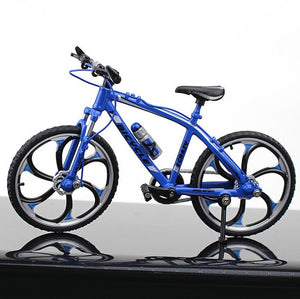 KaKBeir 1:10 Alloy Bicycle Model Diecast Metal Finger Mountain bike Racing Toy Bend Road Simulation Collection Toys for children - DreamWeaversStore