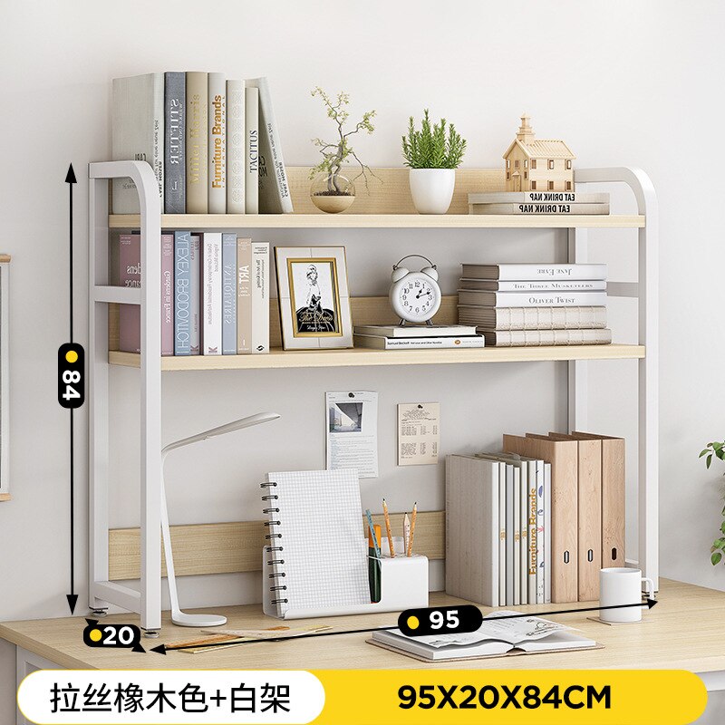 Desk storage shelf small bookshelf computer desktop storage shelf dormitory desk arrangement shelf multi-layer desk - DreamWeaversStore