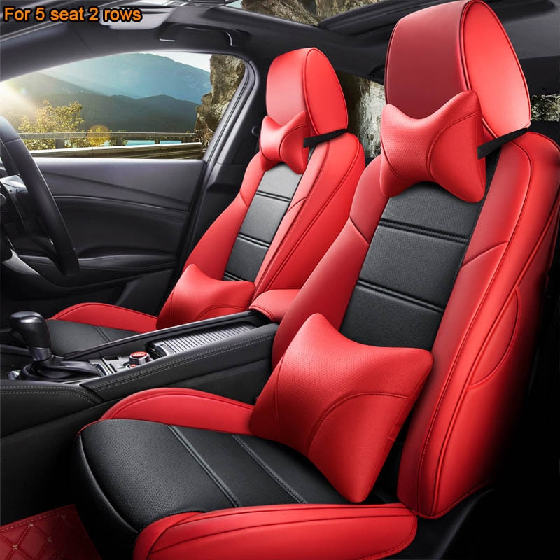 kokololee Custom Leather car seat cover For NISSAN Patrol Sunny QUEST Terra Navara NV200 Paladin KICKS MAXIMA Murano LANNIA seat - DreamWeaversStore