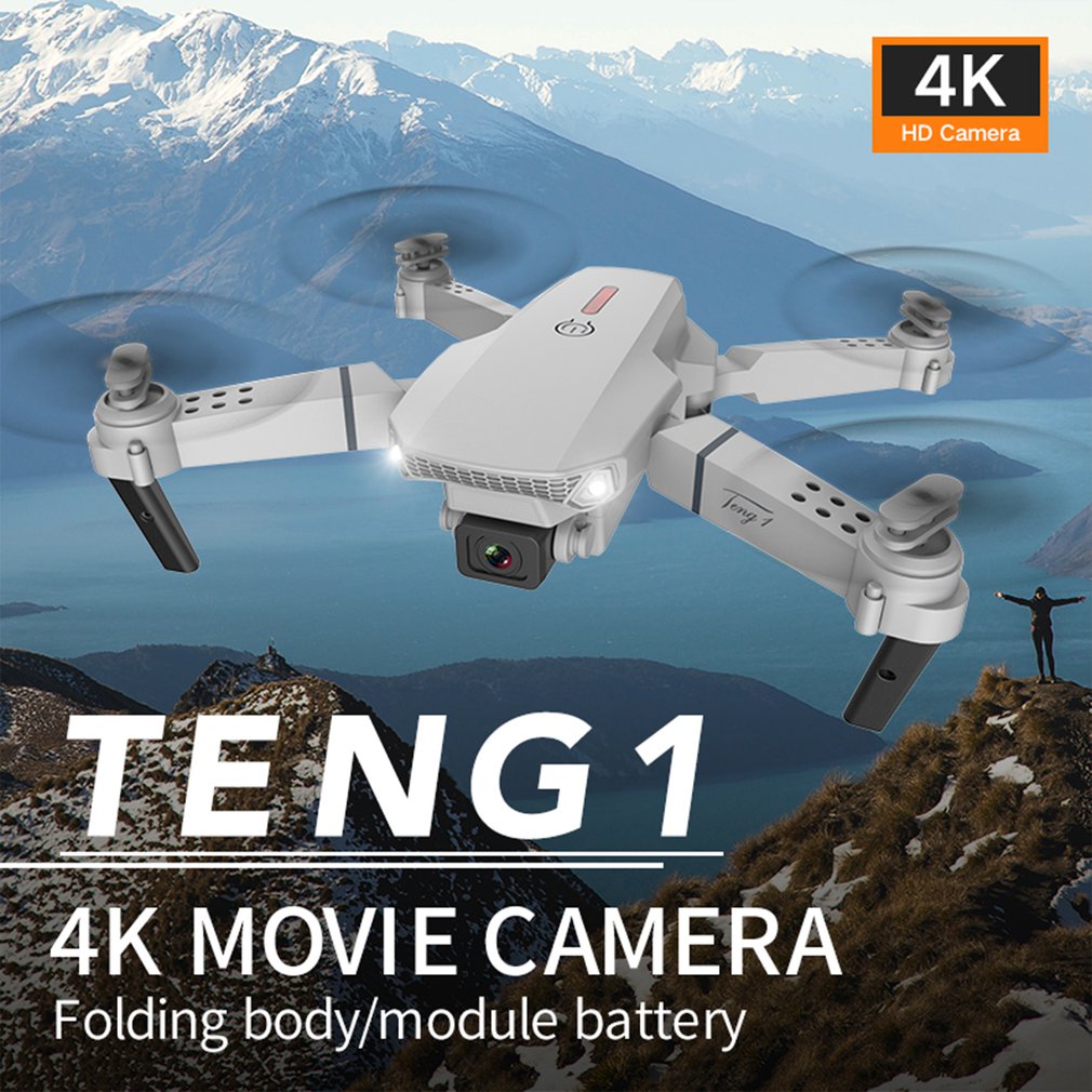 E88 pro drone 4k HD dual camera visual positioning 1080P WiFi fpv drone height preservation rc quadcopter Dron Toys - DreamWeaversStore