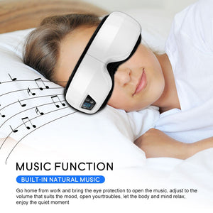 Eye Massager Pressure Therapy Bluetooth Electric Eyes Mask Massage Vibration Heating Air Pressure Beauty Eyes Care Tool Dropship - DreamWeaversStore