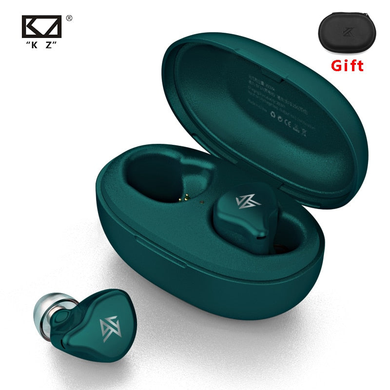 KZ S1 S1D TWS True Wireless Bluetooth 5.0 Earphones Dynamic/Hybrid Earbuds Touch Control Noise Cancelling Sport Headset - DreamWeaversStore