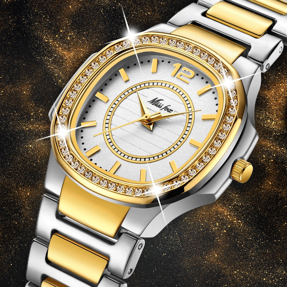 Women Watches Women Fashion Watch 2020 Geneva Designer Ladies Watch Luxury Brand Diamond Quartz Gold Wrist Watch Gifts For Women - DreamWeaversStore