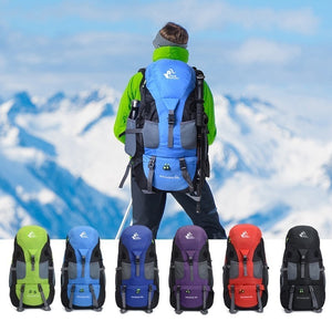 50L Camping Backpack Hiking Waterproof Trekking Bag Man/Woman Outdoor Travel Rucksack Cycling Daypacks Mountaineering Backpacks - DreamWeaversStore