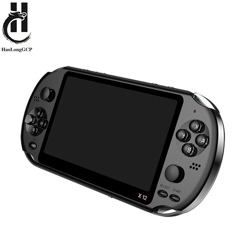 X12 Gaming 5.1 inch Handheld Portable Game Console 8GB preinstalled 2000 free games support TV Out video game machine boy player - DreamWeaversStore