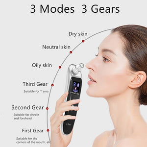 Remover Vacuum Cleaner Black Dot Deep Pore Vacuum Suction Pore Cleaner Pimple Acne Removal Tool Suction Face Nose Blackhead - DreamWeaversStore