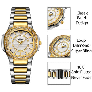 Women Watches Women Fashion Watch 2020 Geneva Designer Ladies Watch Luxury Brand Diamond Quartz Gold Wrist Watch Gifts For Women - DreamWeaversStore