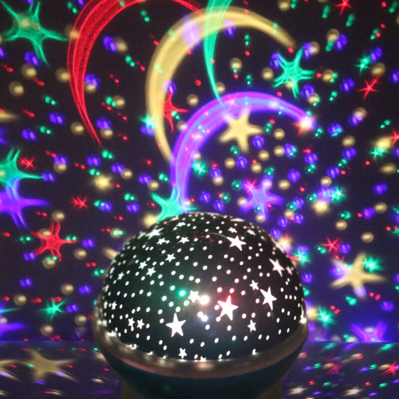 Novelty Luminous Toys Romantic Starry Sky LED Night Light Projector Battery USB Night Light Creative Birthday Toys For Children - DreamWeaversStore