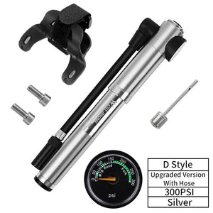 WEST BIKING 89G Portable Mini Bicycle Pump MTB Mountain Bike Pump 160 PSI High Pressure Cycling Hand Air Pump Ball Tire Inflator - DreamWeaversStore