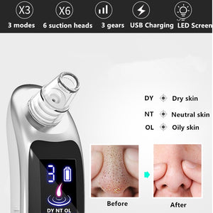 Remover Vacuum Cleaner Black Dot Deep Pore Vacuum Suction Pore Cleaner Pimple Acne Removal Tool Suction Face Nose Blackhead - DreamWeaversStore