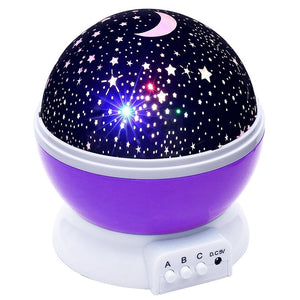 Novelty Luminous Toys Romantic Starry Sky LED Night Light Projector Battery USB Night Light Creative Birthday Toys For Children - DreamWeaversStore