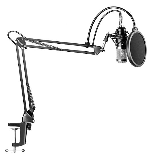 Neewer NW-800 Professional Studio Condenser Mic & NW-35 Adjustable Recording Mic Suspension  Arm Stand with Shock Mount KIT - DreamWeaversStore