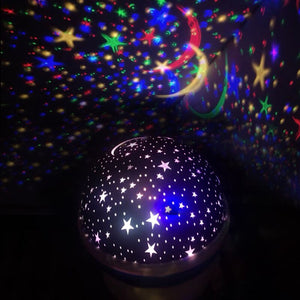 Novelty Luminous Toys Romantic Starry Sky LED Night Light Projector Battery USB Night Light Creative Birthday Toys For Children - DreamWeaversStore