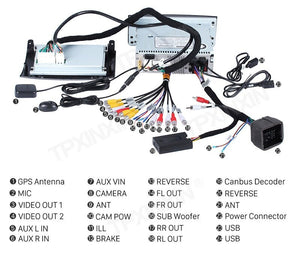 64G For Peugeot 407 2004-2010 Android Radio Car Multimedia Player GPS Navigation Audio Stereo Screen DVD Head Unit Tape Recorder - DreamWeaversStore