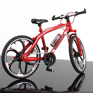 KaKBeir 1:10 Alloy Bicycle Model Diecast Metal Finger Mountain bike Racing Toy Bend Road Simulation Collection Toys for children - DreamWeaversStore