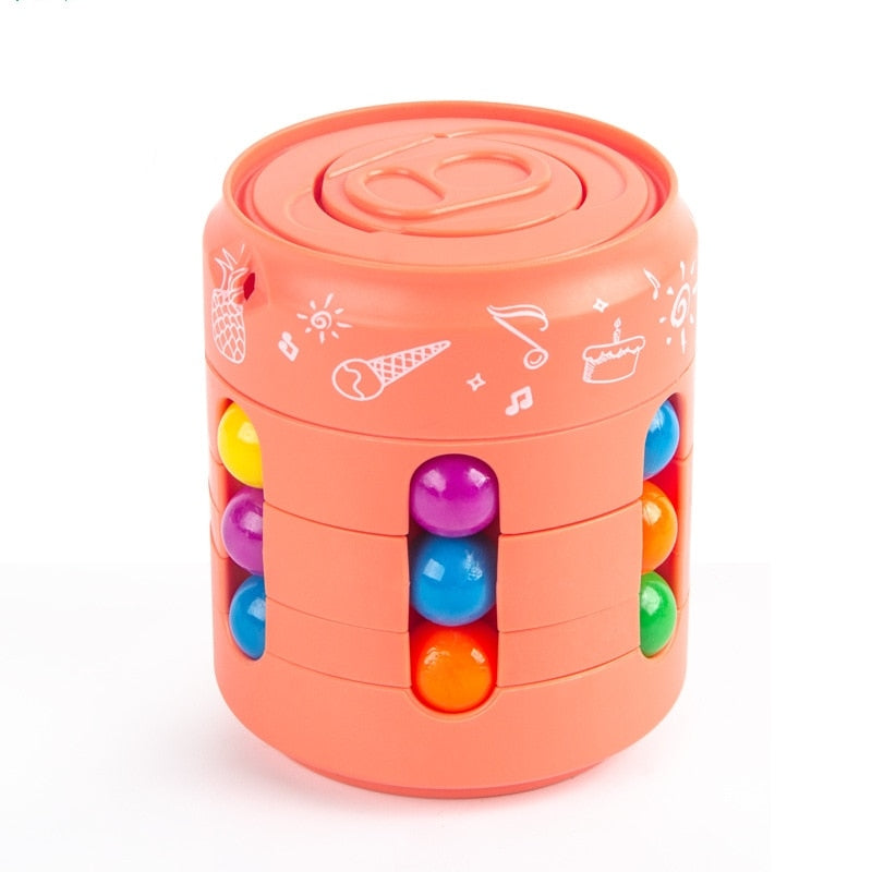 Rotating Bean Intelligence Fingertip Cube Children's Finger Gyro Antistress Cube Educational Disk Toy - DreamWeaversStore