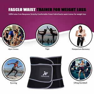 LANFEI Compression Strap Waist Trainers Belt for Women Slimming Sauna Weight Loss Neoprene Body Shaper Corset Hot Sweat Fat Burn - DreamWeaversStore