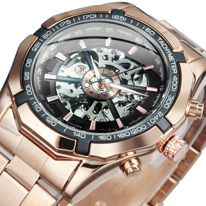 Winner Watch Men Skeleton Automatic Mechanical Watch Gold Skeleton Vintage Man Watch Mens Watches Top Brand Luxury часы мужские - DreamWeaversStore