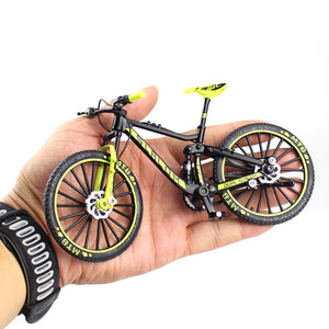 KaKBeir 1:10 Alloy Bicycle Model Diecast Metal Finger Mountain bike Racing Toy Bend Road Simulation Collection Toys for children - DreamWeaversStore