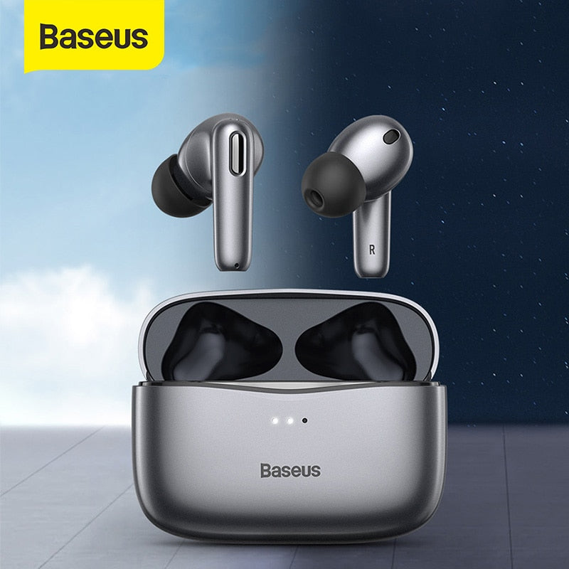 Baseus Official S2 TWS ANC True Wireless Earphones Active Noise Cancelling Bluetooth Headphone, Support Wireless Charging - DreamWeaversStore