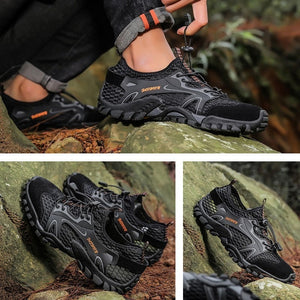 Water Sneakers Men Non Slip Hiking Climbing Aqua Shoes Beach Barefoot Upstream Shoes Seaside Footwear Male Outdoor Sport - DreamWeaversStore