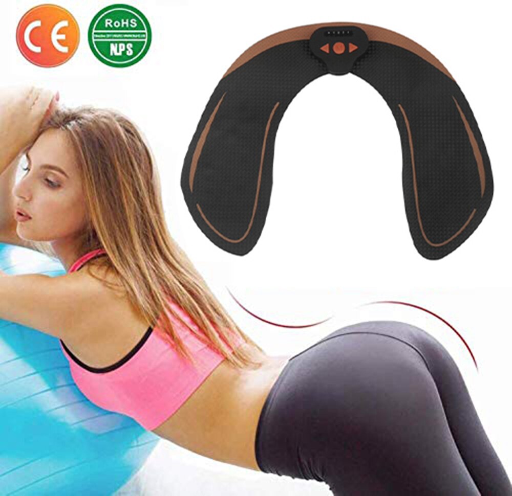 EMS Abdominal Muscle Stimulator Hip Trainer Toner USB Abs Fitness Training Gear Machine Home Gym Weight Loss Body Slimming - DreamWeaversStore