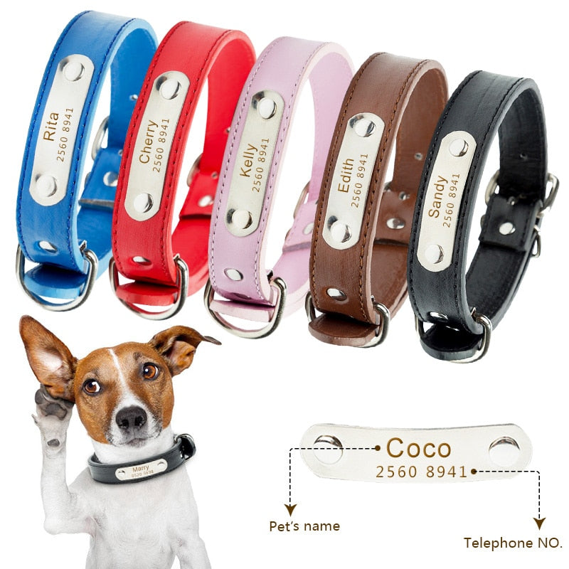 Free Engrave Customized Dog Collar Personalized ID Collar Engrave Name Phone Number Free Engraving For Puppy Chihuahua 30 - DreamWeaversStore