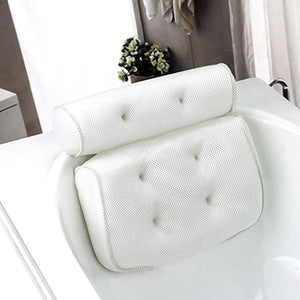 SPA Bath Pillow Bathtub Pillow with Suction Cups Neck Back Support Thickened Bath Pillow for Home Spa Tub Bathroom Accessories - DreamWeaversStore