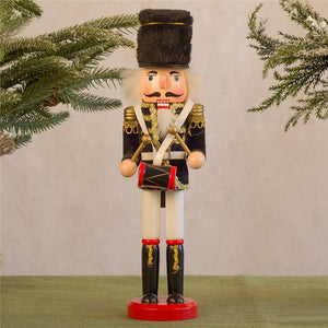 European-style cloth-covered nutcracker soldier puppet Christmas 30CM Christmas wine cabinet set-up decorations abc223 - DreamWeaversStore