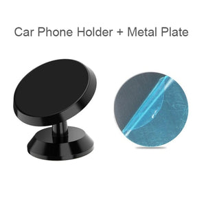 Magnetic Car Phone Holder Universal Magnet Phone Mount for Samsung iPhone X Xs Max Samsung in Car Mobile Cell Phone Holder Stand - DreamWeaversStore