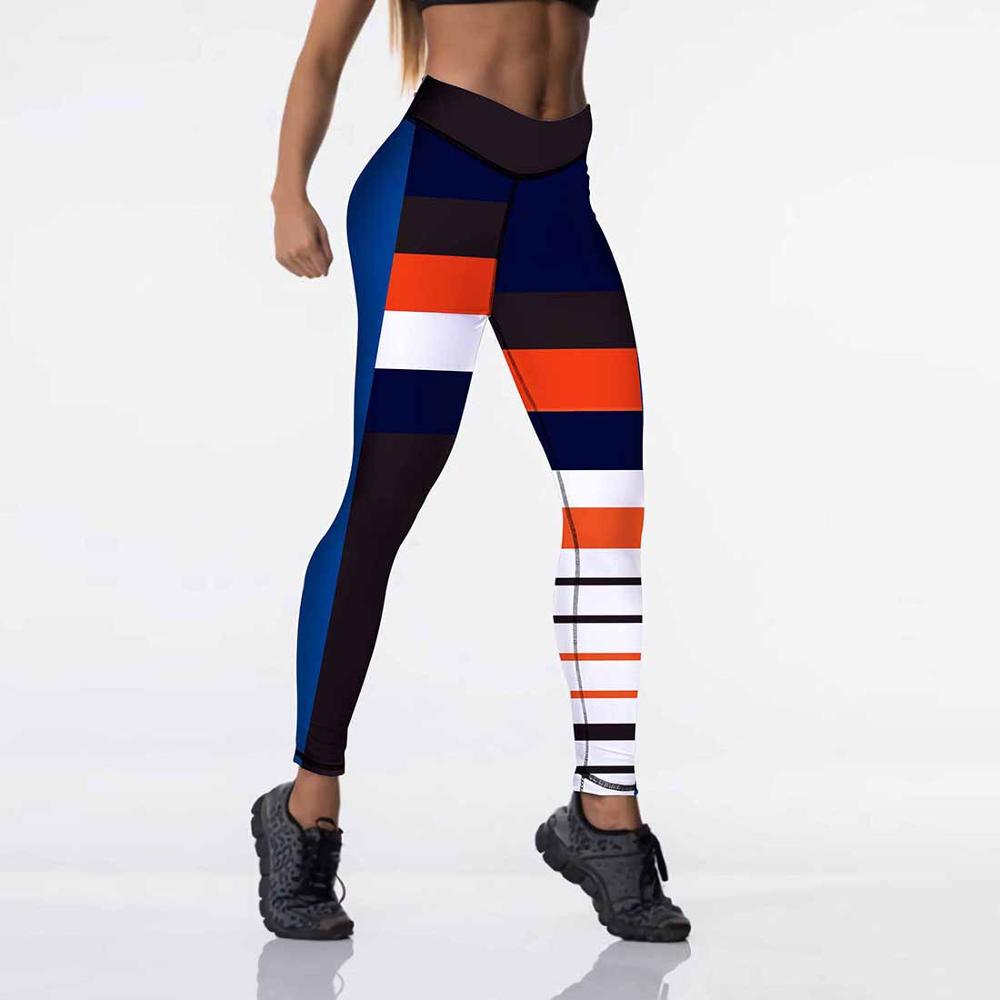 Qickitout 12%spandex Sexy High Waist Elasticity Women Digital Printed Leggings Push Up Strength Pants - DreamWeaversStore