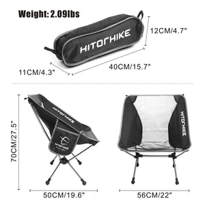 Travel Ultralight Folding Chair Superhard High Load Outdoor Camping Chair Portable Beach Hiking Picnic Seat Fishing Tools Chair - DreamWeaversStore