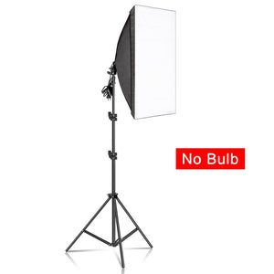 Photography Softbox Lighting Kits 50x70CM Professional Continuous Light System Soft Box For Photo Studio Equipment - DreamWeaversStore