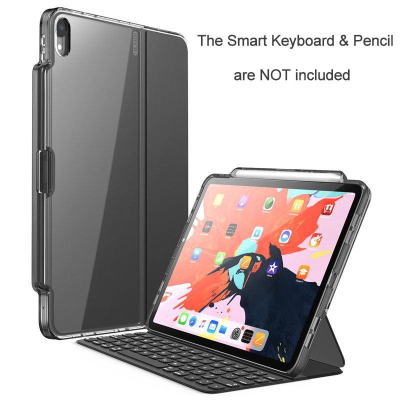 Smart Keyboard &amp; Pencil are NOT INCLUDED!I-BLASON For iPad Pro 11 Case 2018 With Pencil Holder Compatible with Official Keyboard - DreamWeaversStore