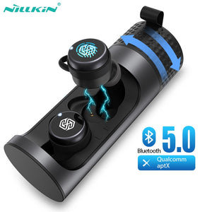 True Wireless Earbuds aptX With Qualcomm Chip Nillkin Bluetooth earphone with Mic CVC Noise Cancelling headset IPX5 Water Proof - DreamWeaversStore