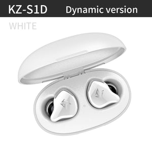 KZ S1 S1D TWS True Wireless Bluetooth 5.0 Earphones Dynamic/Hybrid Earbuds Touch Control Noise Cancelling Sport Headset - DreamWeaversStore