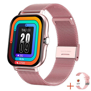 Full Touch Sport Smart Watch Men Women Heart Rate Fitness Tracker Bluetooth call Smartwatch wristwatch GTS 2 P8 plus watch+Box - DreamWeaversStore