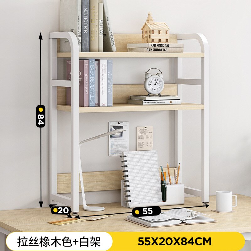 Desk storage shelf small bookshelf computer desktop storage shelf dormitory desk arrangement shelf multi-layer desk - DreamWeaversStore