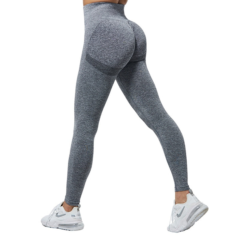 FITTOO Leggings Women Seamless Smile Sexy Leggins Mujer High Waist Push Up Women's Sports Pants Gym Exercise Female Clothing - DreamWeaversStore