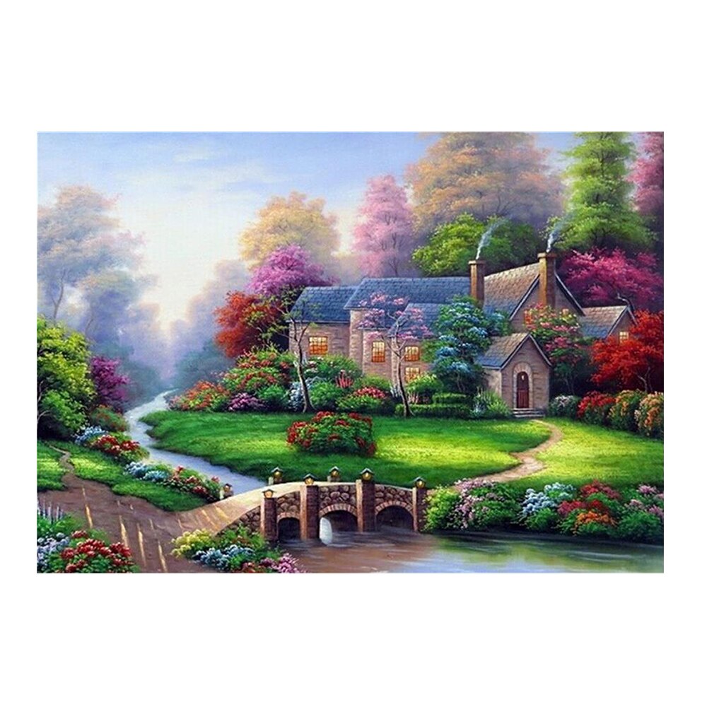 5D DIY diamond painting sunset/love landscape full diamond round embroidery castle mosaic animal diamond embroidery home decorat - DreamWeaversStore