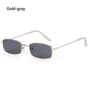 Small Frame Oval Sunglasses Gold Silver Frame Steampunk Vintage Festival Sun Glasses UV 400 Gradient Mirror Glasses New Fashion - DreamWeaversStore