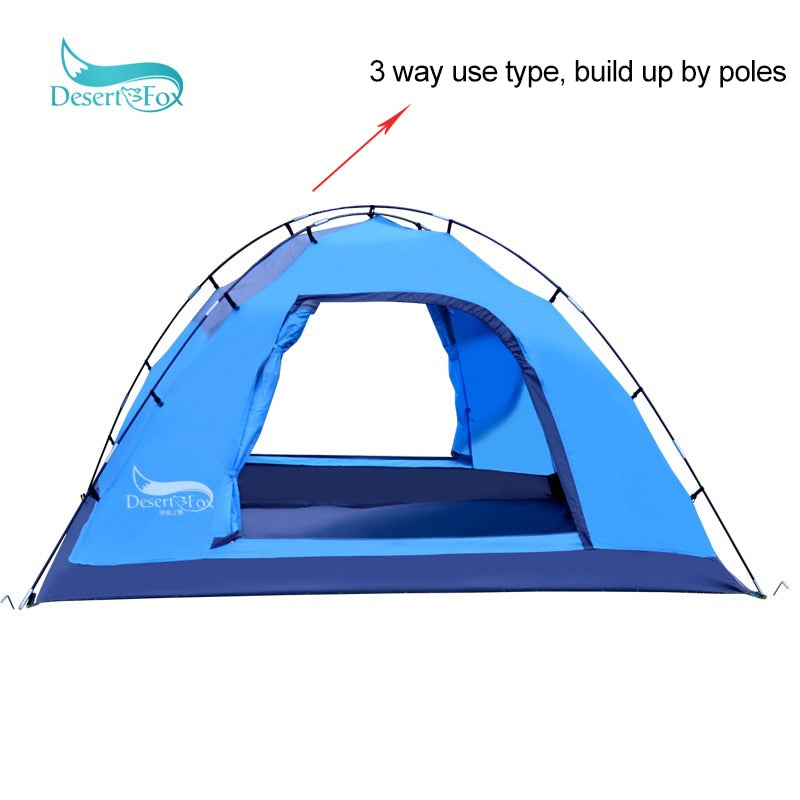 Desert&amp;Fox Automatic Tent 3-4 Person Camping Tent,Easy Instant Setup Protable Backpacking for Sun Shelter,Travelling,Hiking - DreamWeaversStore