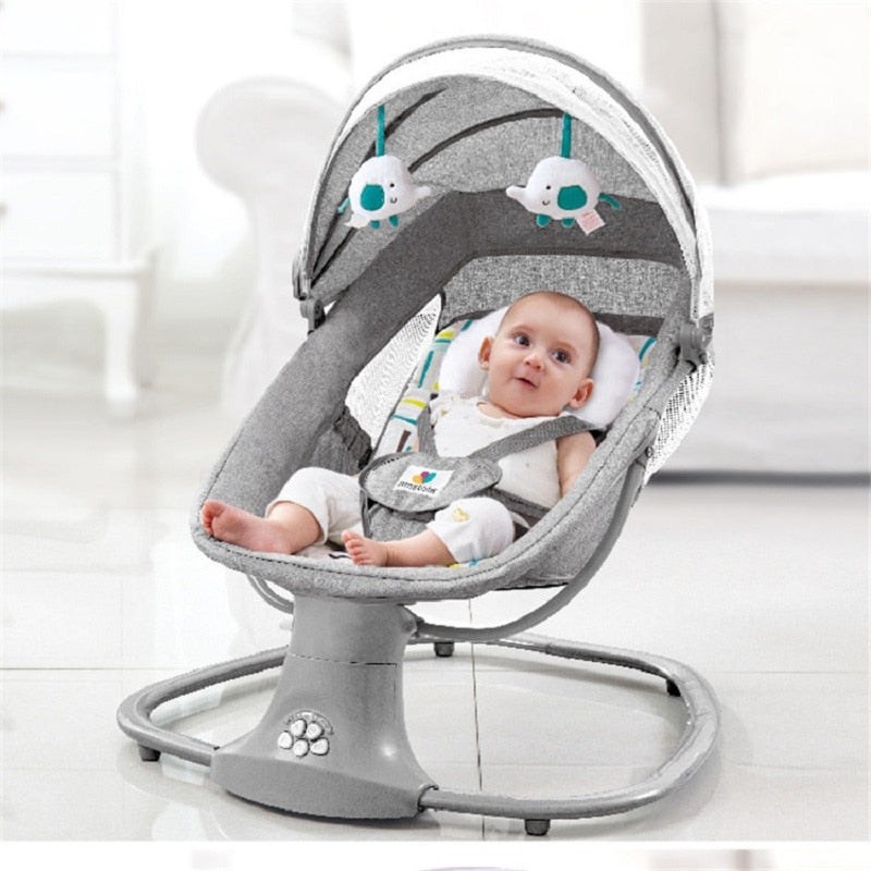 Baby Electric Rocking Chair Newborns Sleeping Cradle Bed Child comfort chair reclining chair for baby 0-3 years old Baby Bed - DreamWeaversStore