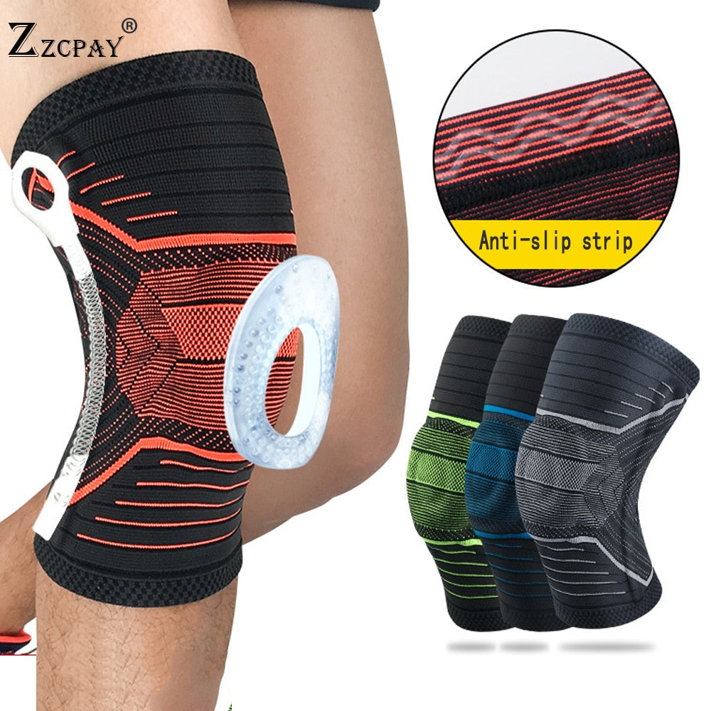 1 PCS Sports knee pad Support Running Jogging Sports Brace Volleyball Basketball Safety Guard Strap Knee Pads Cycling Kneepads - DreamWeaversStore