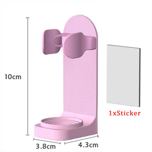 Traceless Toothbrush Holder Bath Wall-Mounted Electric Toothbrush Holders Adults Toothbrush Stand Hanger Bathroom Accessories - DreamWeaversStore