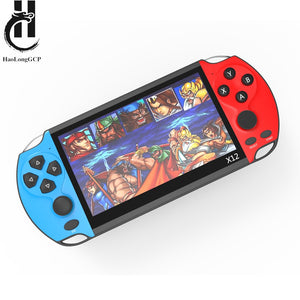 X12 Gaming 5.1 inch Handheld Portable Game Console 8GB preinstalled 2000 free games support TV Out video game machine boy player - DreamWeaversStore