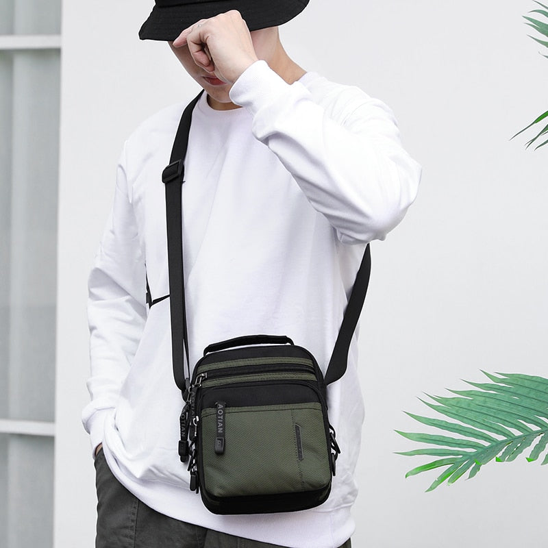 AOTIAN Men's Messenger Bag High Quality male Handbags Nylon man Shoulder Bag Casual lightweight boy's Travel Crossbody Bag - DreamWeaversStore