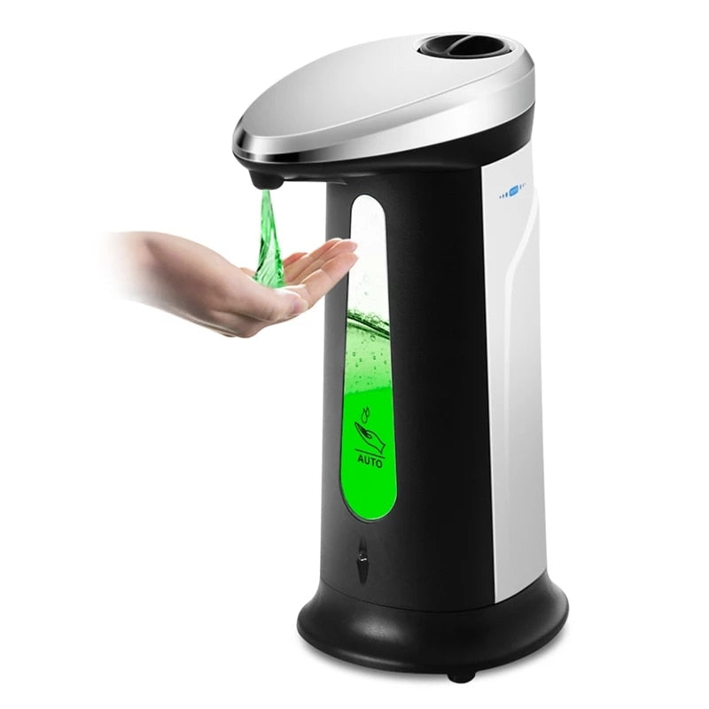 UOSU Touchless Liquid Soap Dispenser Smart Sensor Hands-Free Automatic Soap Dispenser Pump For Bathroom Kitchen 400ML - DreamWeaversStore