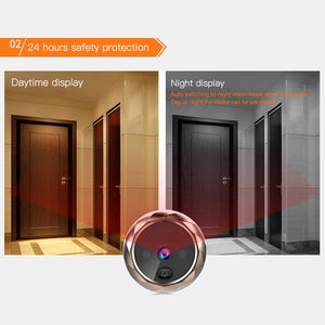 DD1 2.8 inch TFT LCD Screen Digital Doorbell 0.3MP IR Night Vision Electronic Door Peephole Camera Viewer Door Bell Electronic - DreamWeaversStore